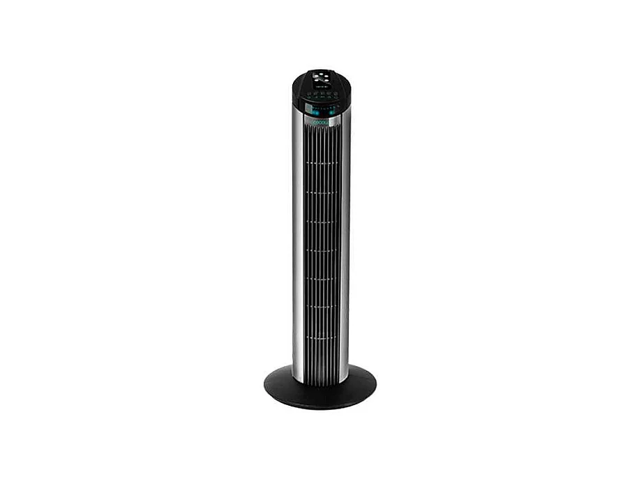 Ventilador de torre Cecotec EnergySilence 890 Skyline 50W pantalla LCD + mando negro