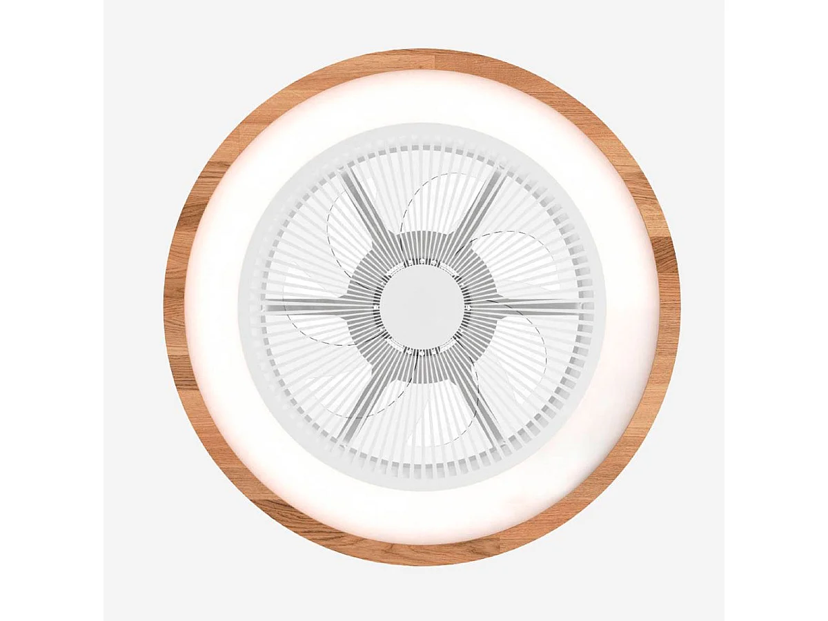 Ventilador de techo Tramontana 6051W/D Universal Blue luz RGB función WiFi blanco/natural Ø50 cm