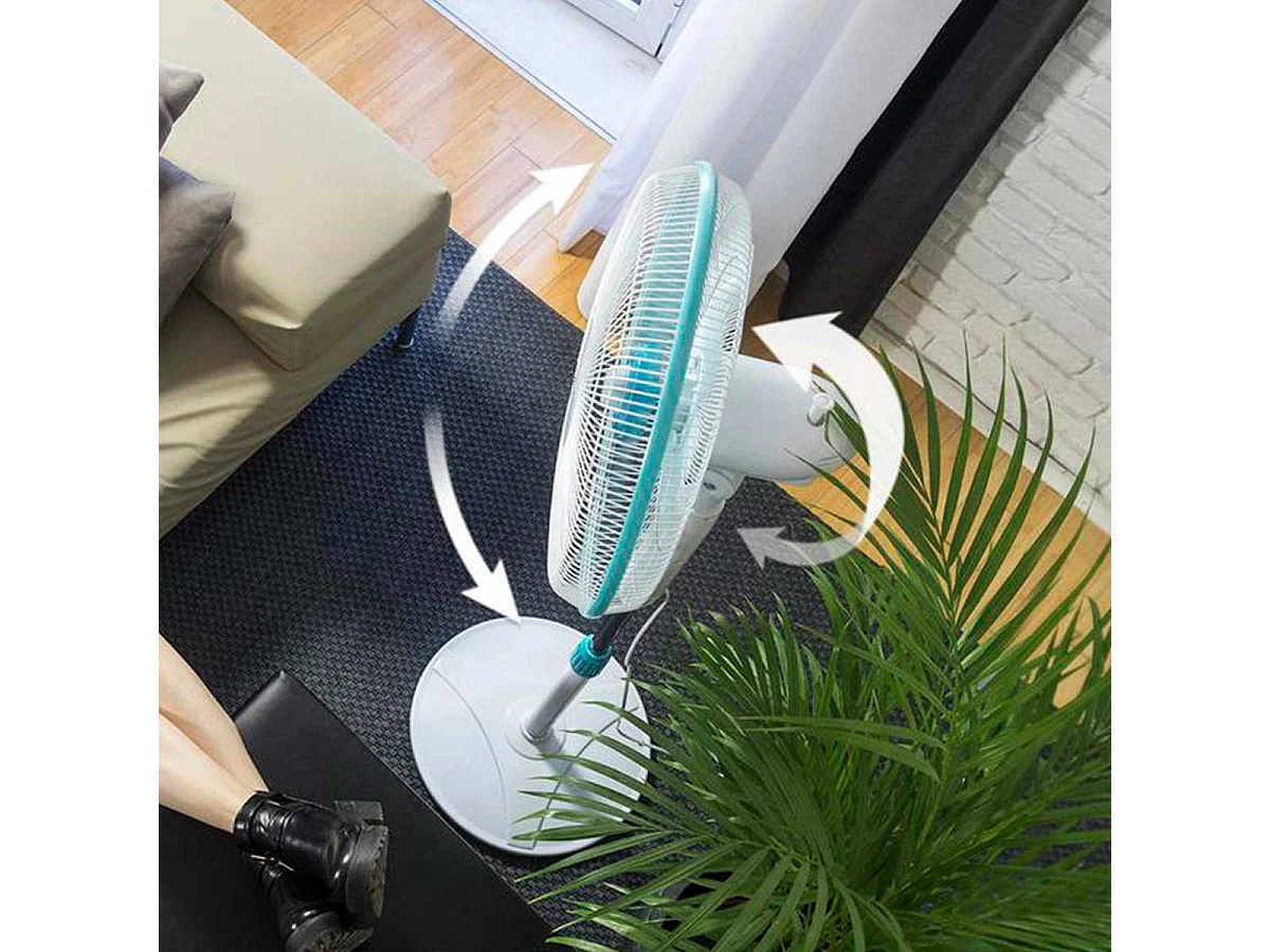 Ventilateur sur Pied Cecotec 05900 40 W Noir Blanc