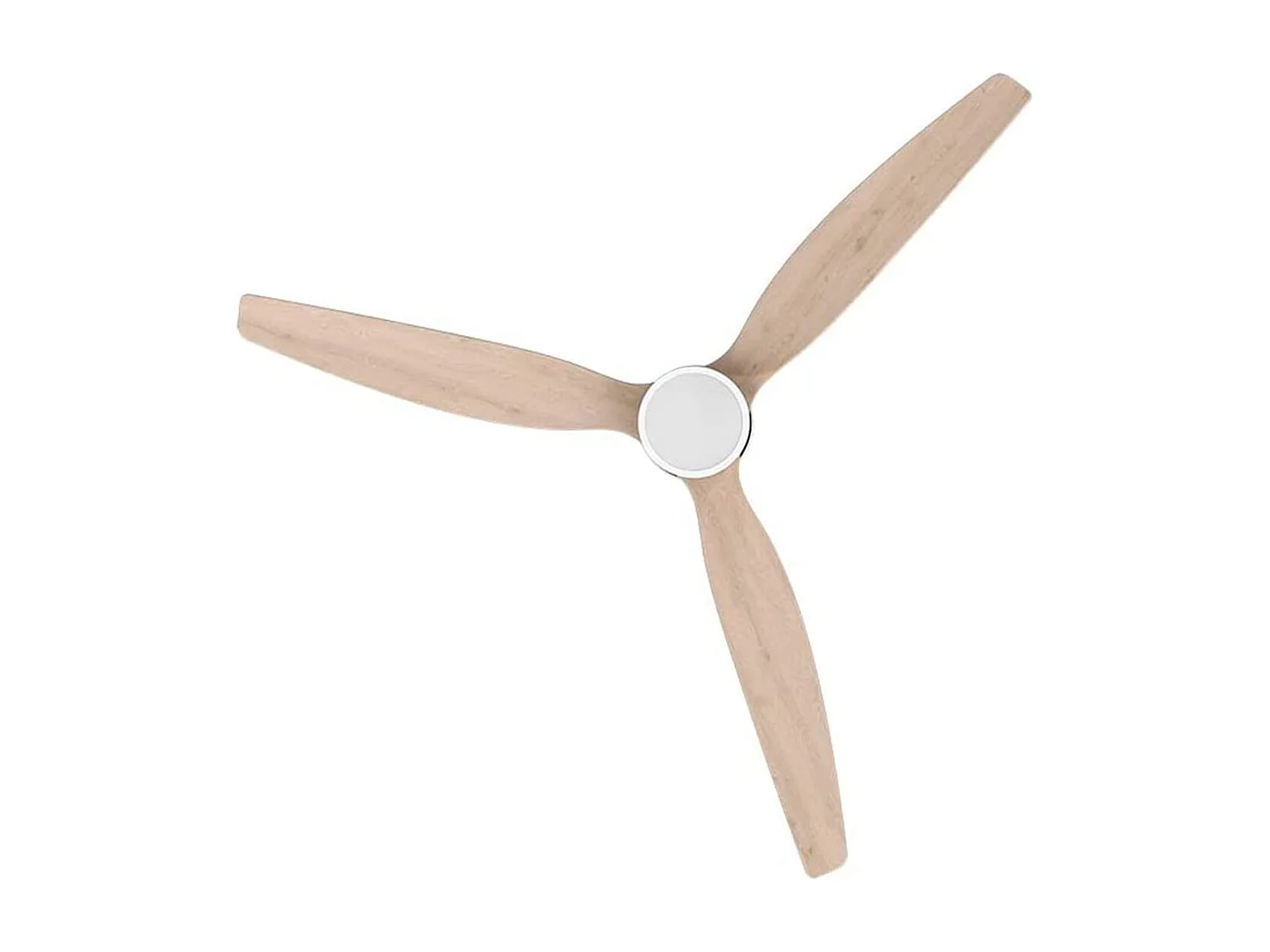 Ventilador de techo Cecotec EnergySilence Aero 5300 White&Wood Design 30W 3 aspas mando a distancia blanco/madera