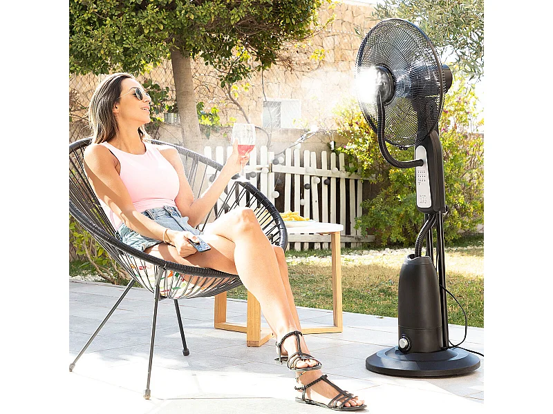 Ventilateur Brumisateur sur Pied avec Commande à Distance Mistinn InnovaGoods