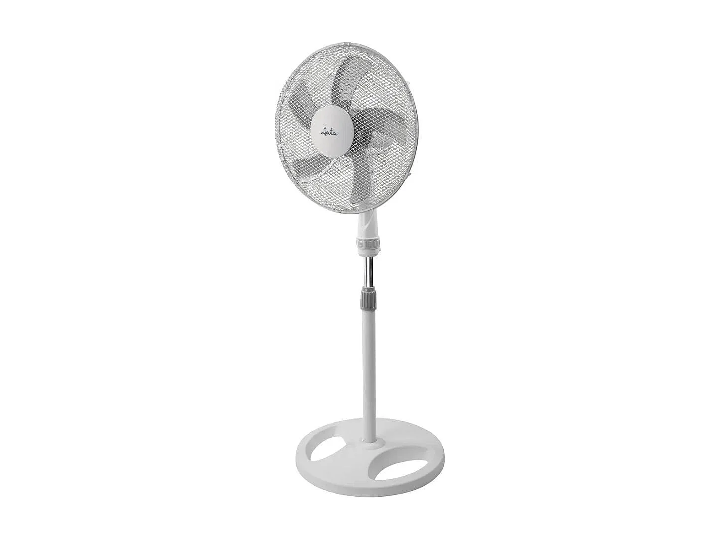 Ventilador de pie Jata JVVVP3050 50W 5 aspas blanco 130 cm