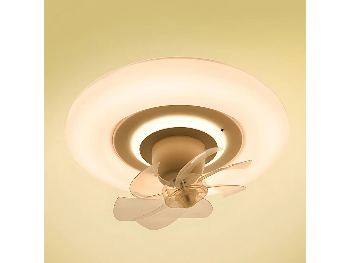 Ventilador de techo Raki Move Bel Air 38W 6 aspas mando a distancia blanco Ø48 cm