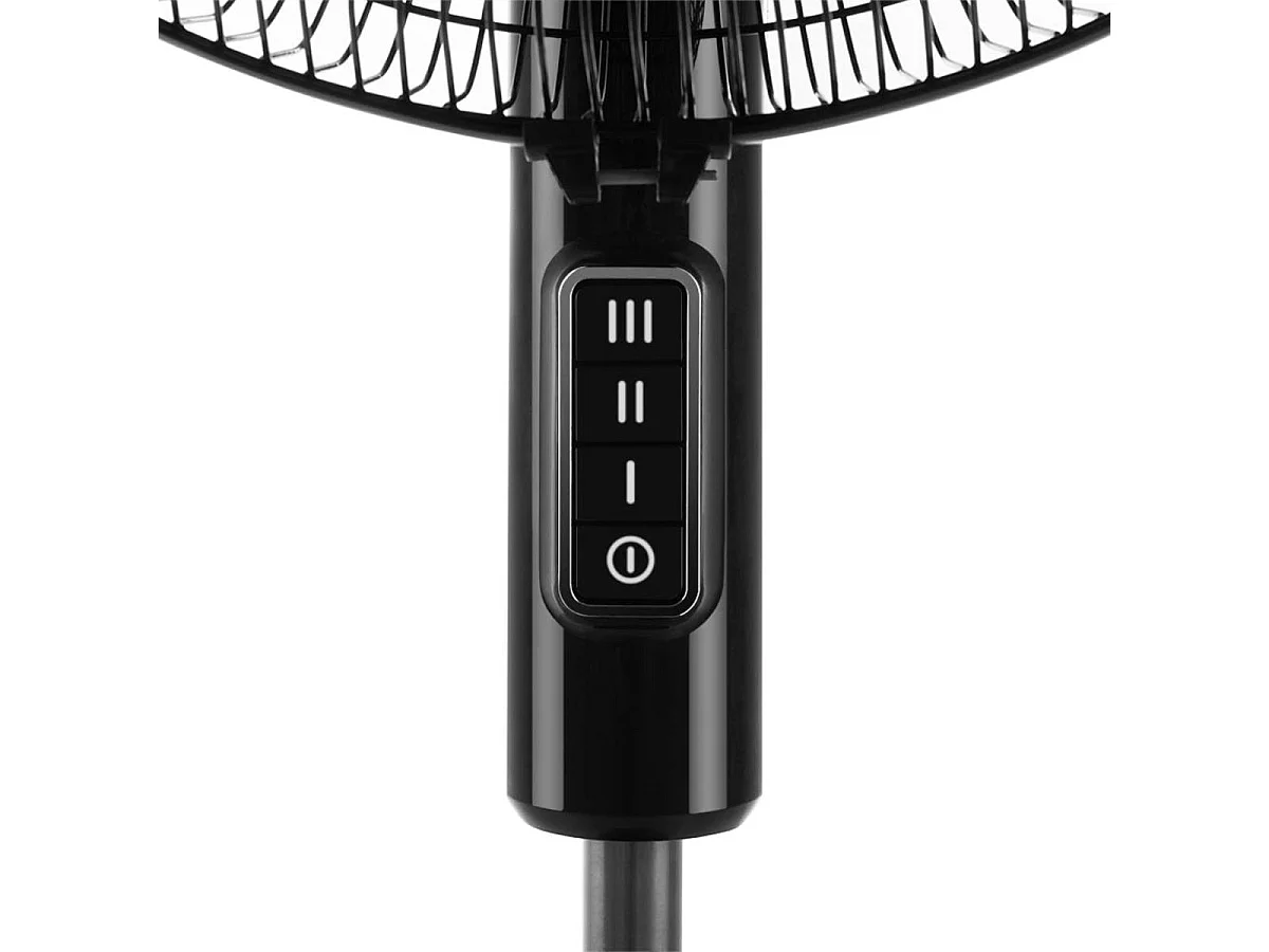 Ventilador de pie Orbegozo SF 1140 45W 3 velocidades negro 40 cm