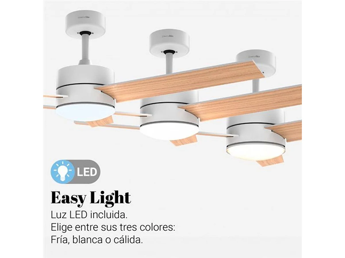 Ventilador de techo Bora Universal Blue con luz blanco/natural 70W