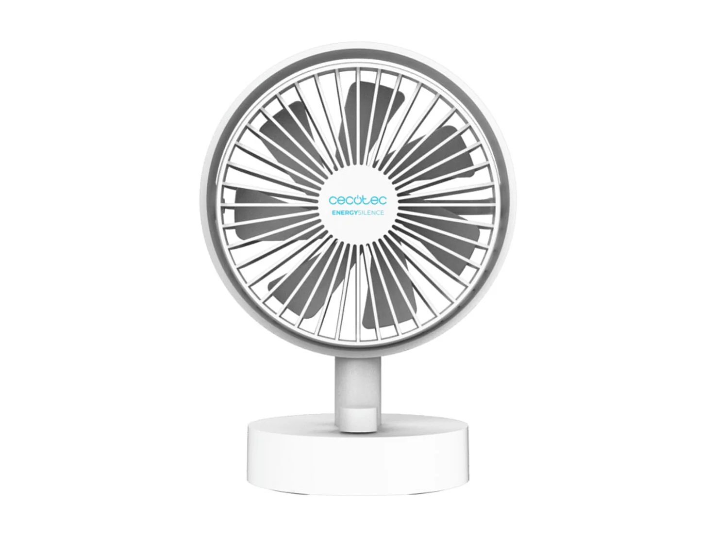 Ventilador de sobremesa Cecotec EnergySilence 2000 Portable Desk inclinación ajustable blanco Ø15 cm