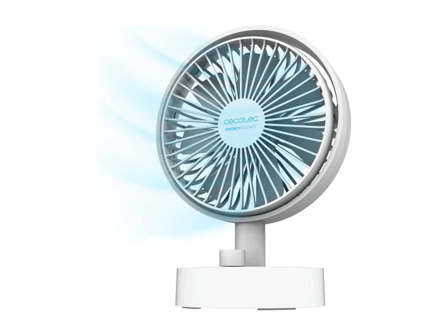 Ventilador de sobremesa Cecotec EnergySilence 2000 Portable Desk inclinación ajustable blanco Ø15 cm