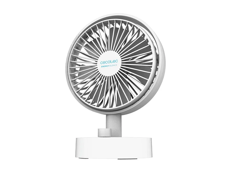 Ventilador de sobremesa Cecotec EnergySilence 2000 Portable Desk inclinación ajustable blanco Ø15 cm