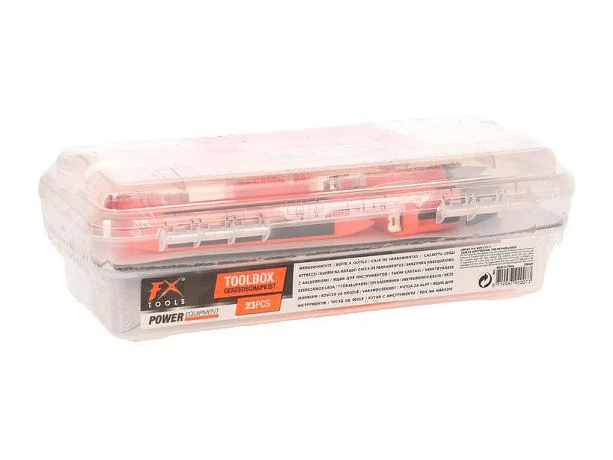 Estuche de herramientas 23 piezas naranja