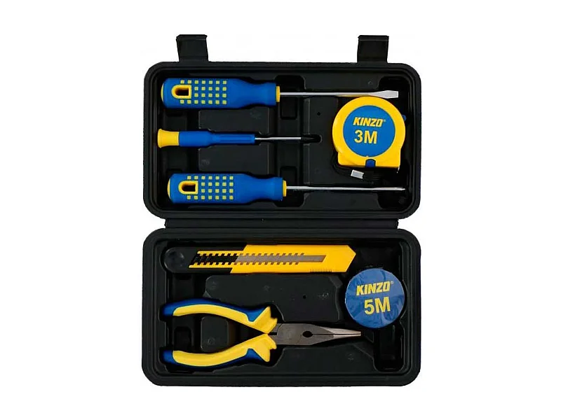 Juego de 8 herramientas Kinzo con caja