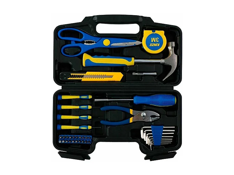 Caja de herramietnas Kinzo con 39 piezas