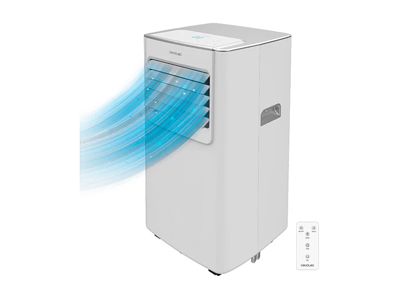 Aire acondicionado portátil Cecotec ForceClima 7100 Soundless 7000BTU 780W 4 modos 2 velocidades A blanco