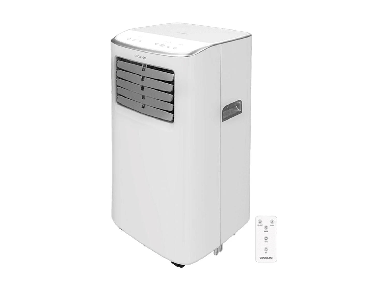 Aire acondicionado portátil Cecotec ForceClima 7400 Soundless Touch 7000BTU 4 modos 2 velocidades con ruedas A blanco