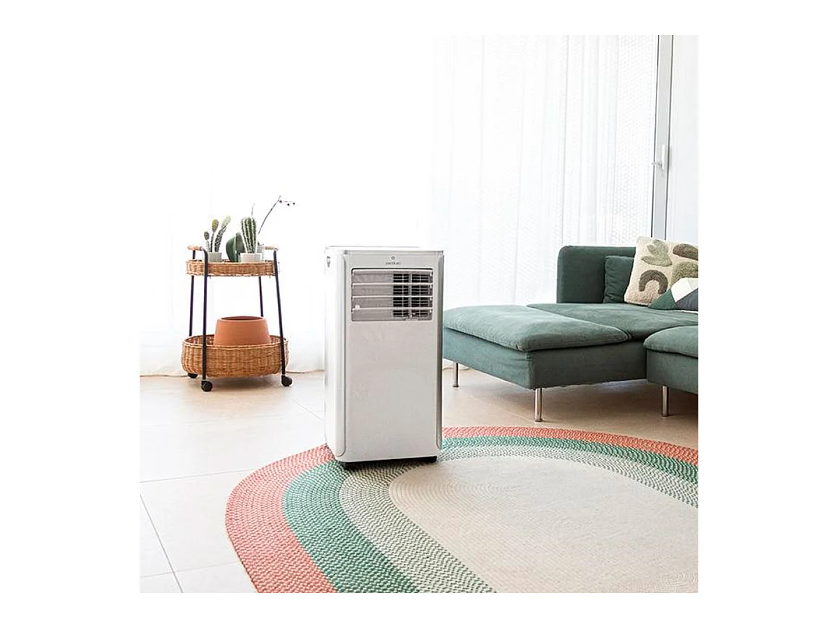 Aire acondicionado portátil Cecotec ForceClima 9100 Soundless 1010W 9000BTU con mando blanco