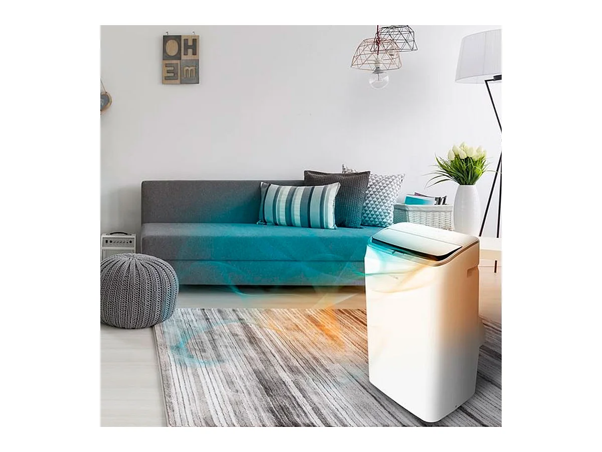 Aire acondicionado portátil Cecotec ForceClima 14600 Soundless Heating con mando 1340W 14000btu A blanco