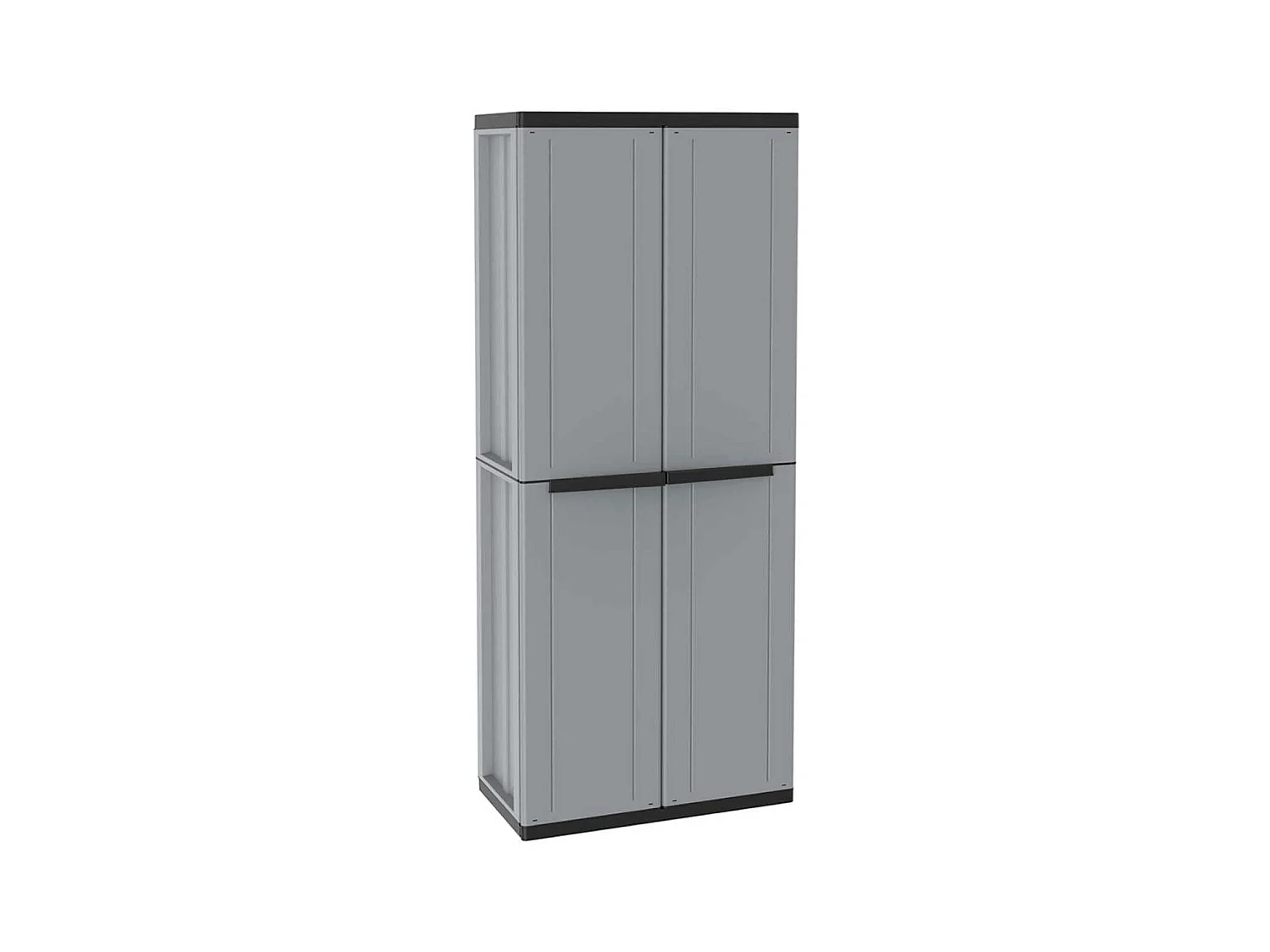 Armario multiusos JLine 268 2 puertas abatibles gris 163,5x68x37,5 cm