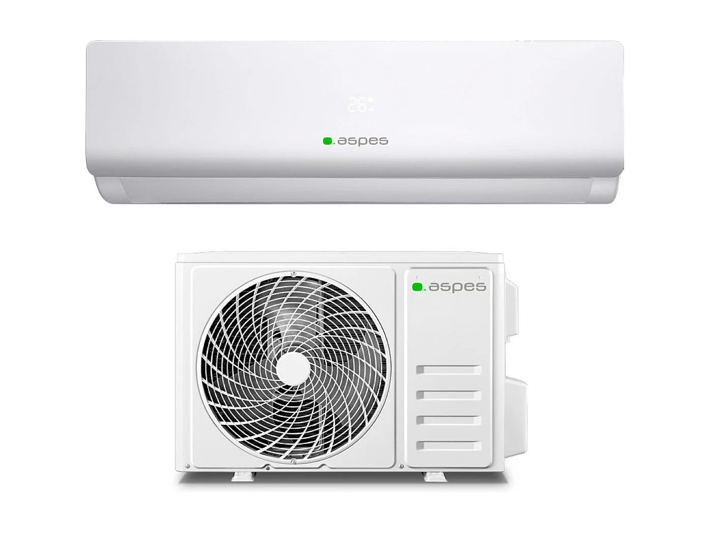 Aire acondicionado split AAAS900W Aspes 9000BTU 2600W A++ blanco