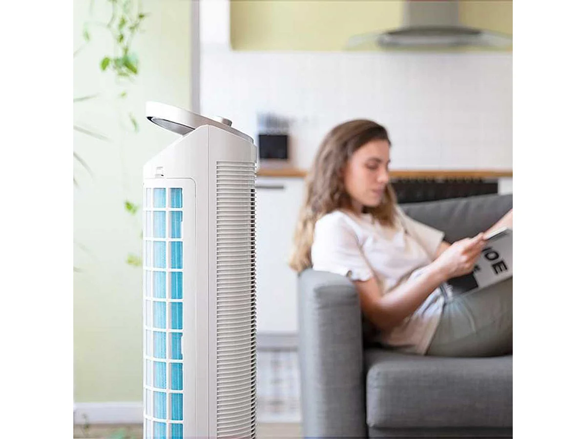 Climatizador evaporativo Cecotec EnergySilence 2000 Cool Tower blanco