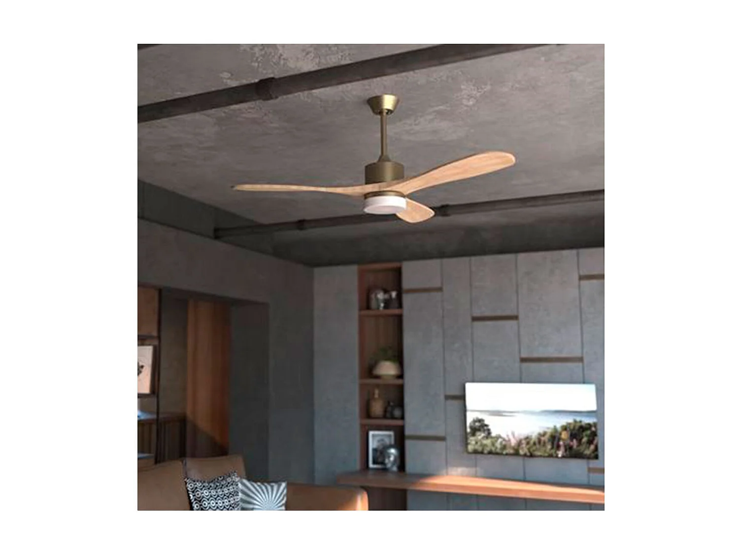 Ventilateur de Plafond Cecotec EnergySilence Aero 5290 Golden Pro 35 W