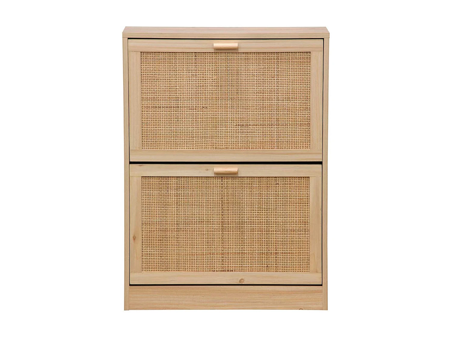 Zapatero Décor 2 puertas 12 pares natural 82x60x24 cm Adec