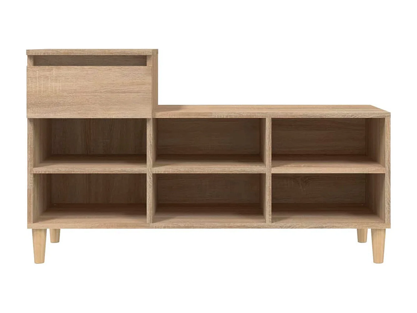 vidaXL Armoire à chaussures Chêne sonoma 102x36x60cm Bois d'ingénierie