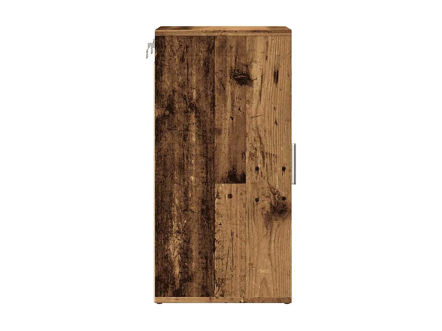 Zapatero Rustie con puerta + 5 compartimentos madera 70x32x35 cm