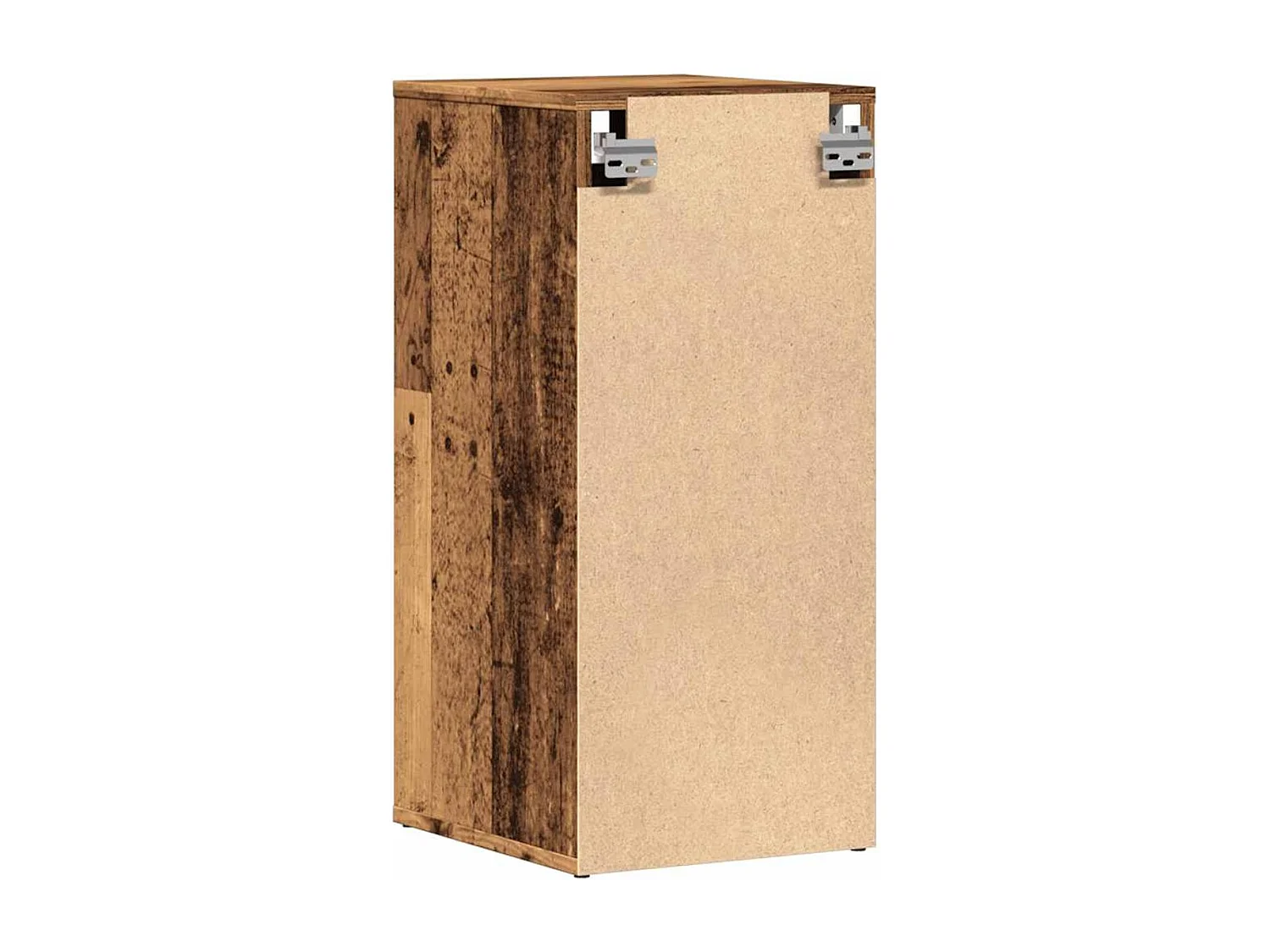 Zapatero Rustie con puerta + 5 compartimentos madera 70x32x35 cm