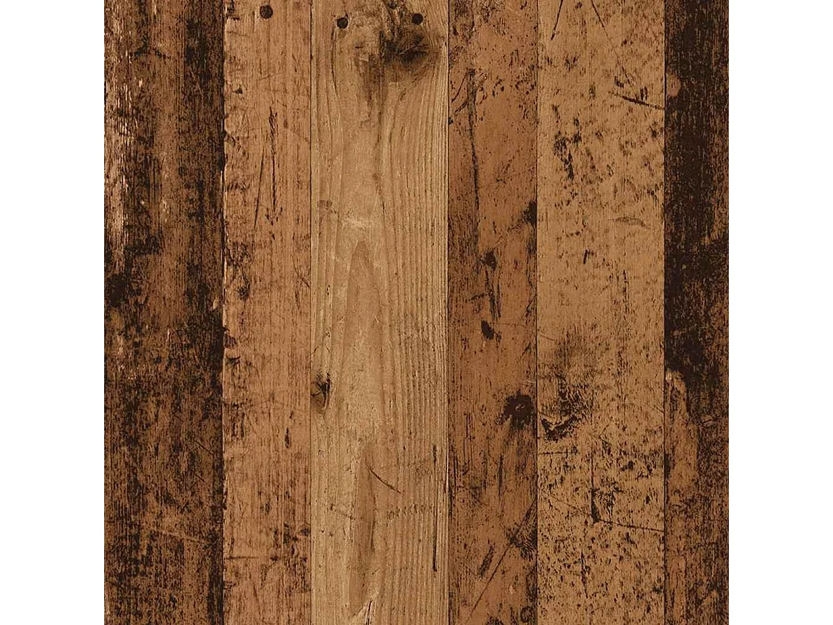 Zapatero Rustie con puerta + 5 compartimentos madera 70x32x35 cm