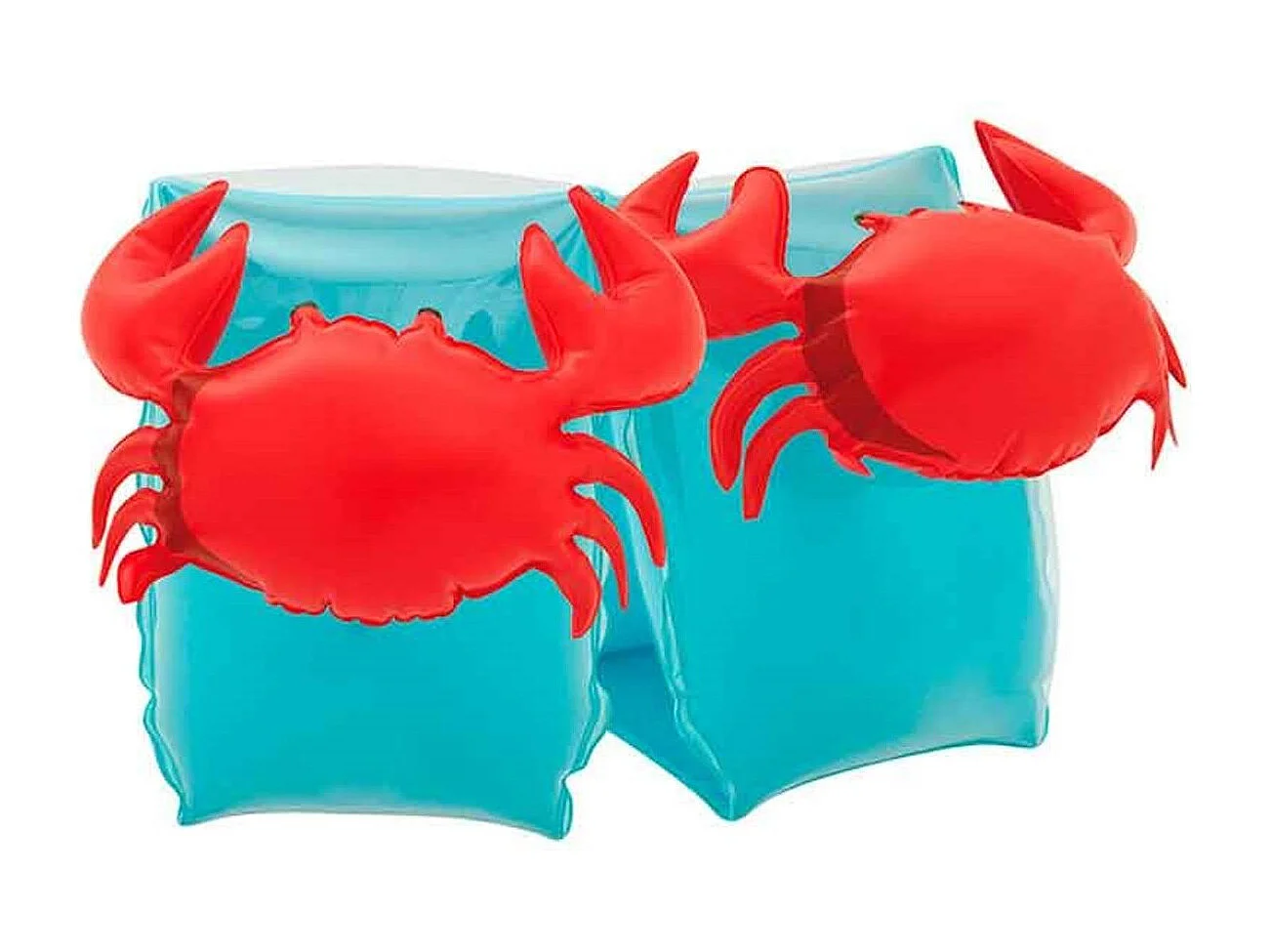 Manguitos hinchables Solmar con cangrejos 3D 3-6A azul