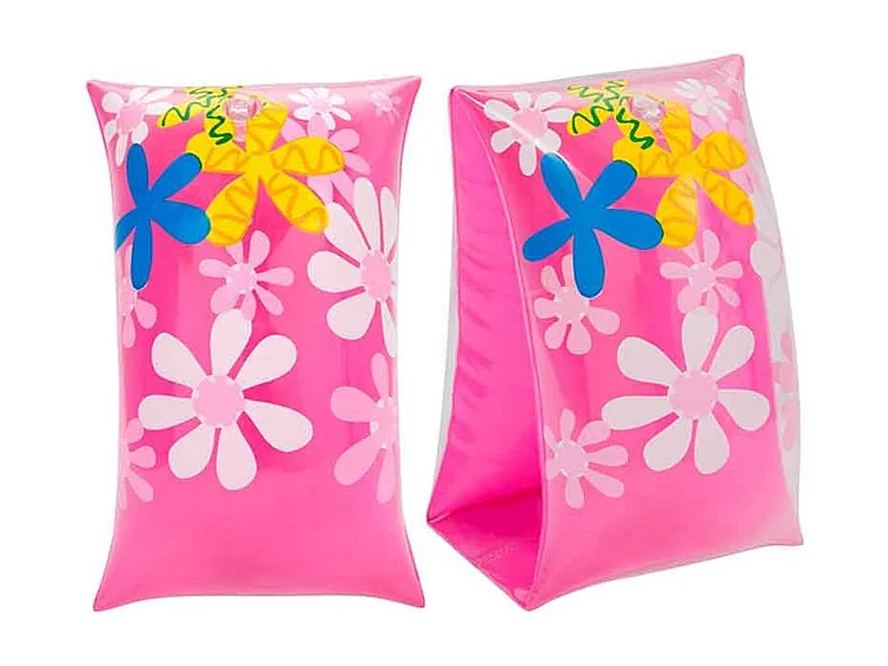 Manguitos hinchables Solmar diseño floral 3D 3-6A rosa