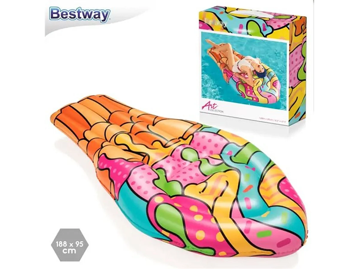Colchoneta helado Pop Art Bestway 188x95 cm