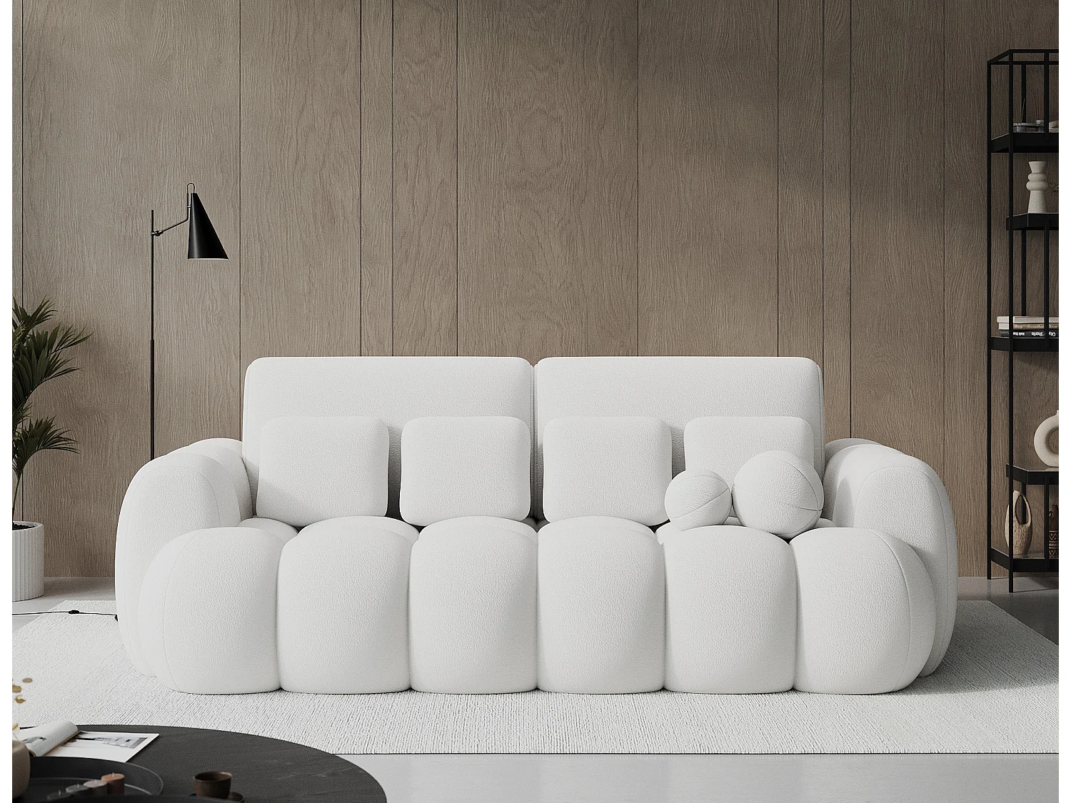 Canapé design COCOON – Le confort moderne au service de votre quotidien-Blanc