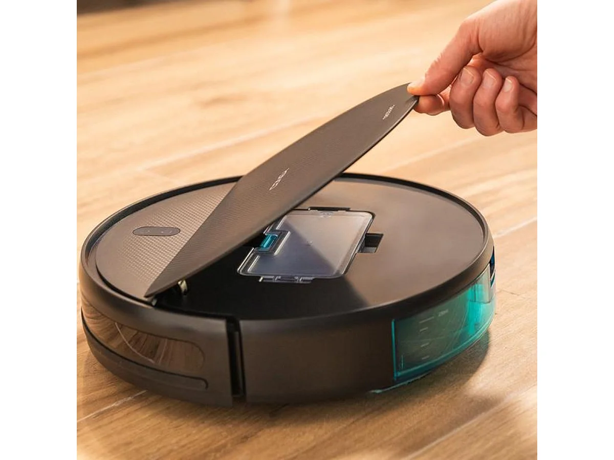 Robot aspirador Cecotec Conga 999 Map Genesis 2000Pa 2 cepillos laterales negro