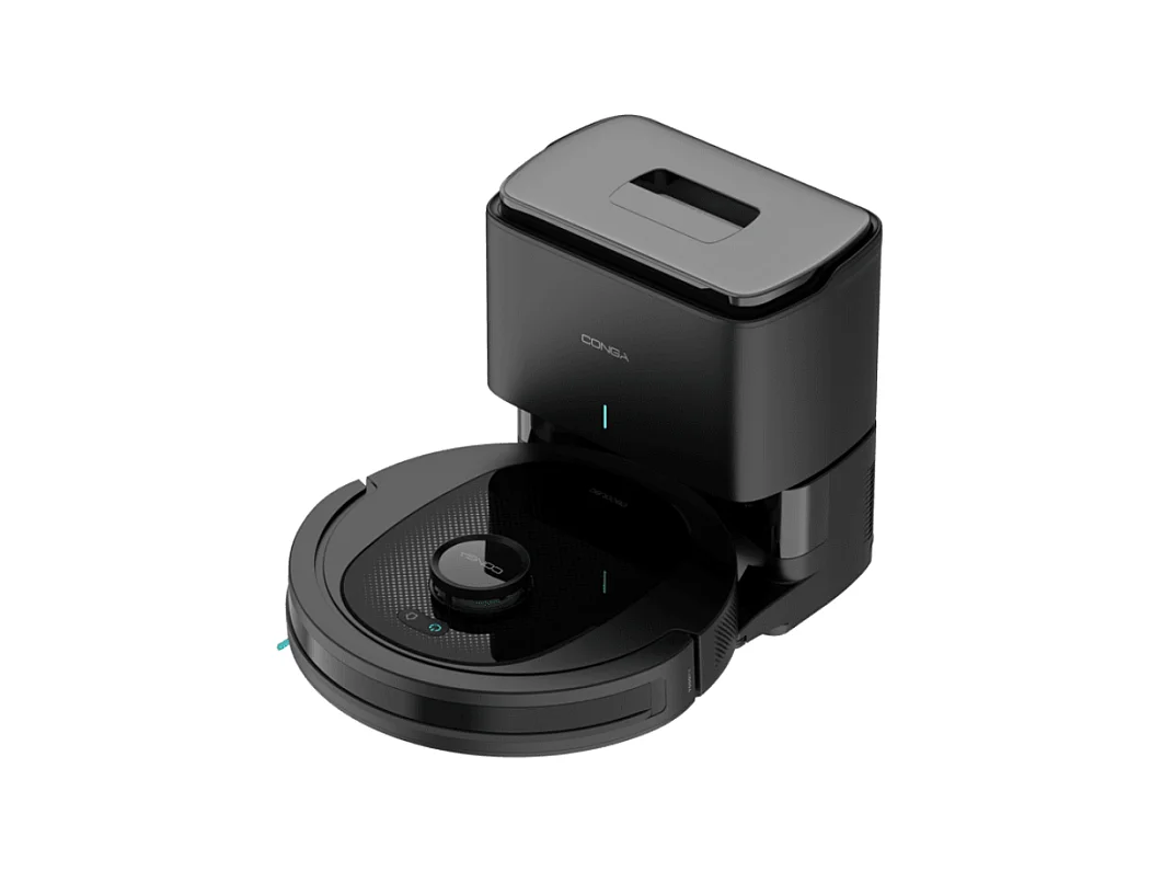 Robot aspirador Cecotec Conga 8490 Ultimate Ultra Power Home 7000Pa 4 en 1 + base autovaciado negro
