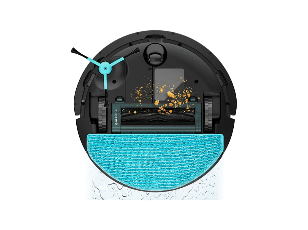 Robot aspirador Cecotec Conga 8490 Ultimate Ultra Power Home 7000Pa 4 en 1 + base autovaciado negro