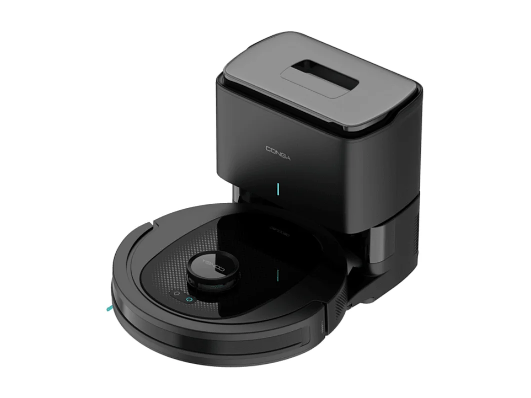 Robot aspirador Cecotec Conga 8490 Ultimate Ultra Power Home 7000Pa 4 en 1 + base autovaciado negro