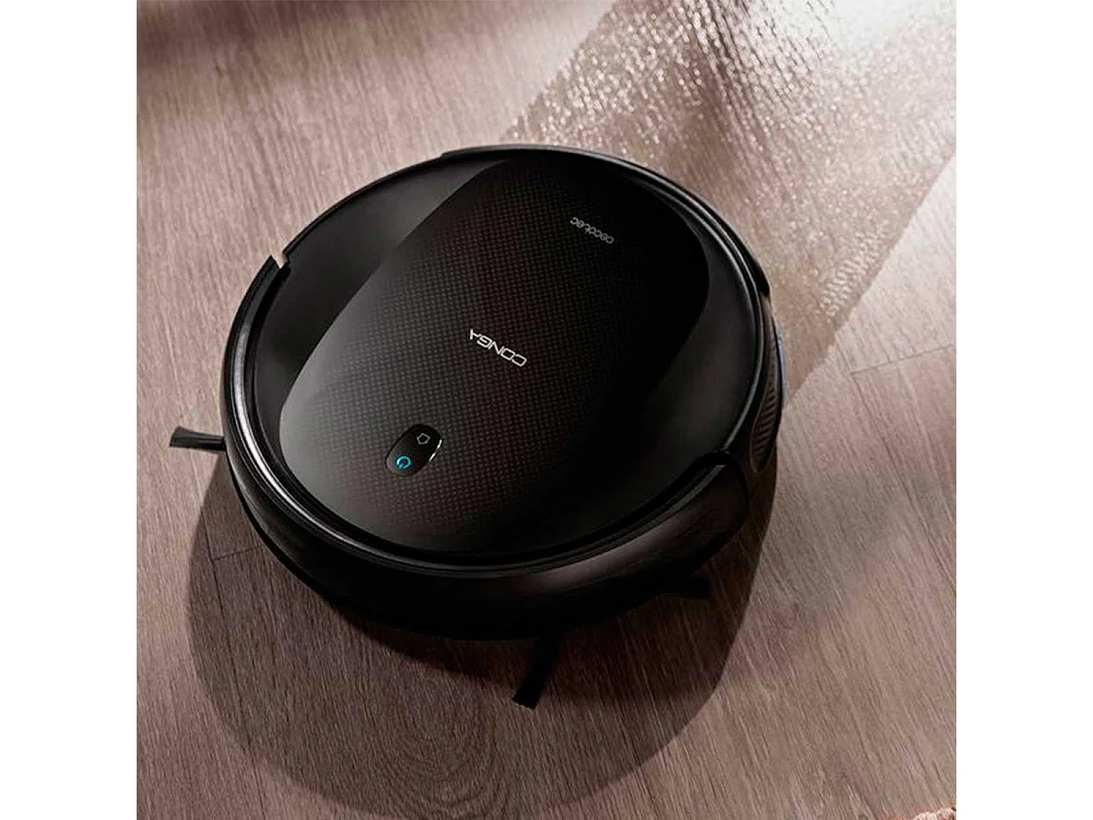 Robot aspirador Cecotec Conga Flash Connected Titanium 4 en 1 negro