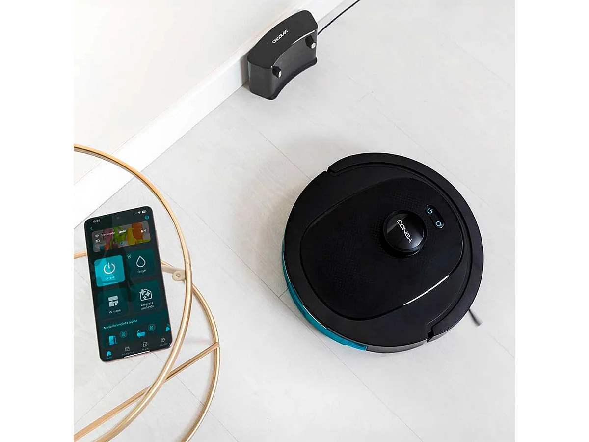 Robot aspirador Cecotec Conga 7490 Ultimate X-Treme 2600Pa 4 en 1 WiFi negro