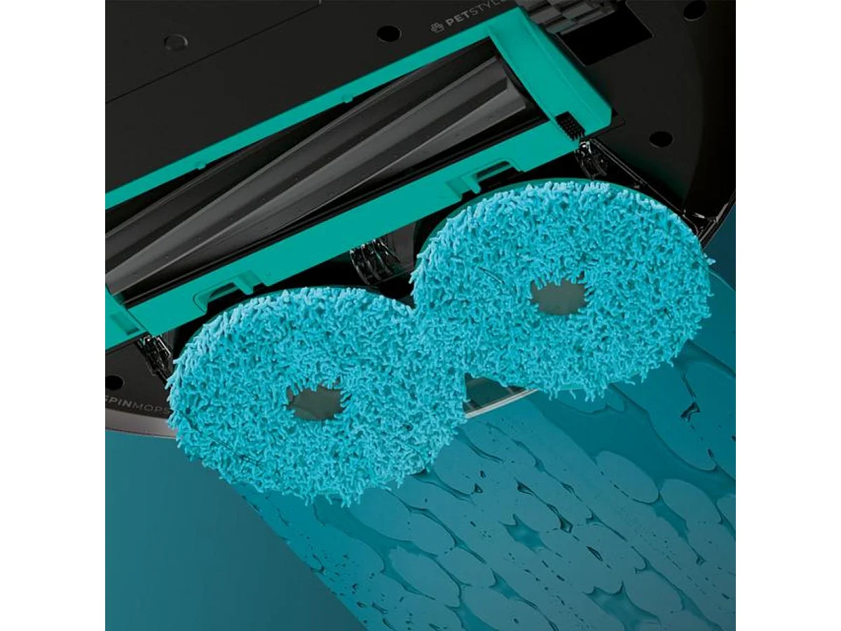 Robot aspirador Cecotec Conga 9590 Spin Revolution Ultra Power Home 10000Pa 4 en 1 negro