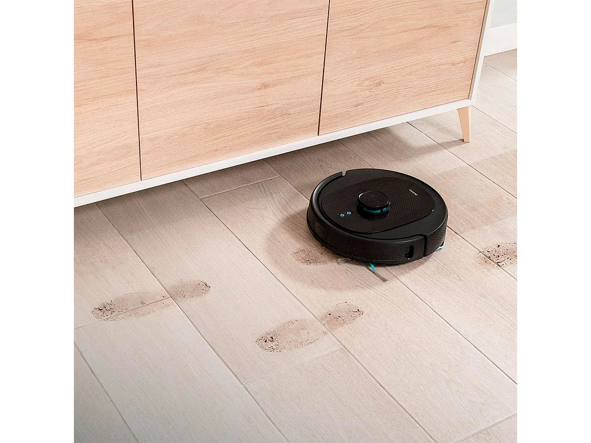 Robot aspirador Cecotec Conga 8290 Immortal Ultra Power Home Genesis 7000Pa 4 en 1 WiFi negro