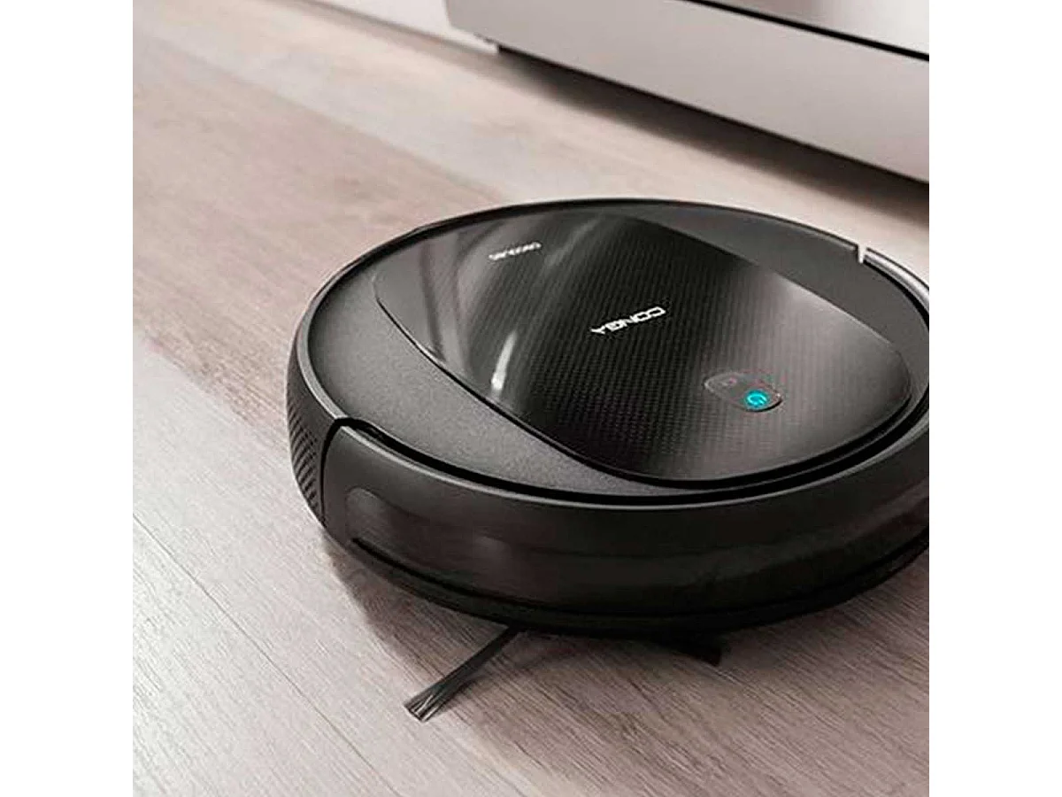 Robot aspirador Cecotec Conga Perfect & Clean Connected Titanium 4 en 1 negro