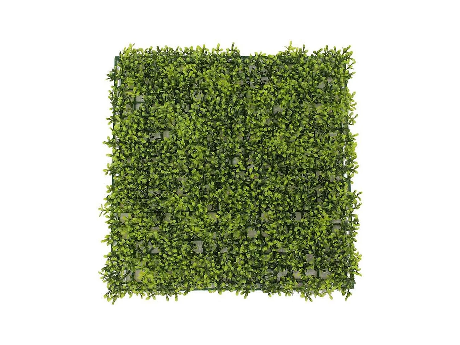 Jardín vertical artificial hoja redondeada verde 50x50 cm