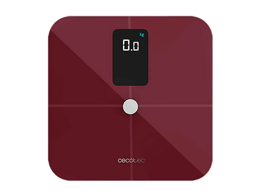 Báscula de baño Surface Precision 10400 Smart Healthy Vision Garnet Cecotec 600mAh Bluetooth/App
