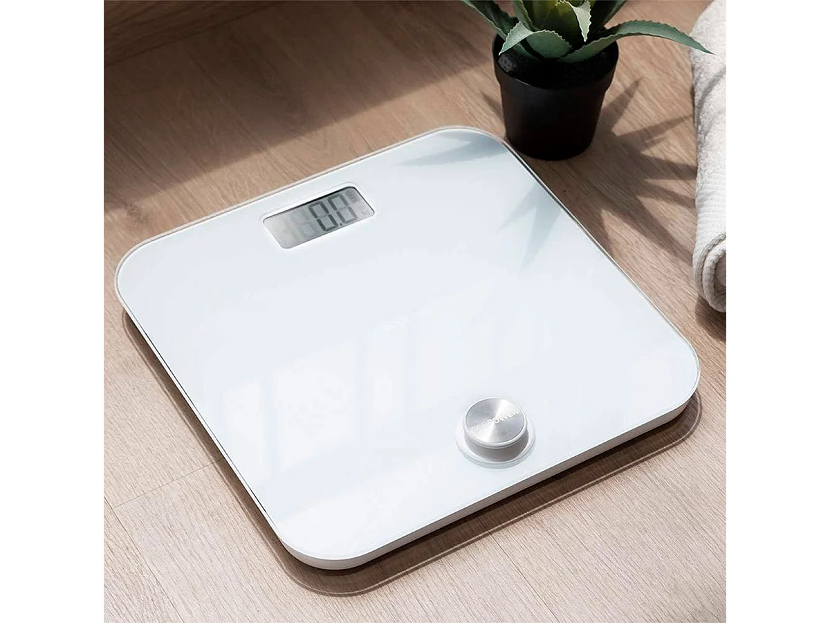 Báscula de baño Cecotec Surface Precision EcoPower 10000 Healthy 180kg sin pilas blanco