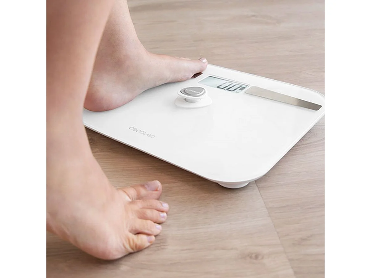 Báscula de baño Surface Precision EcoPower 10200 Smart Healthy White Cecotec Bluetooth/App blanco