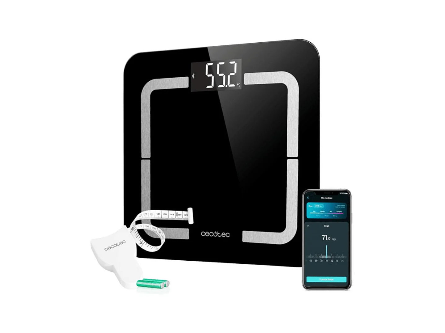 Báscula Cecotec Surface Precision Smart Healthy digital bluetooth con App negro