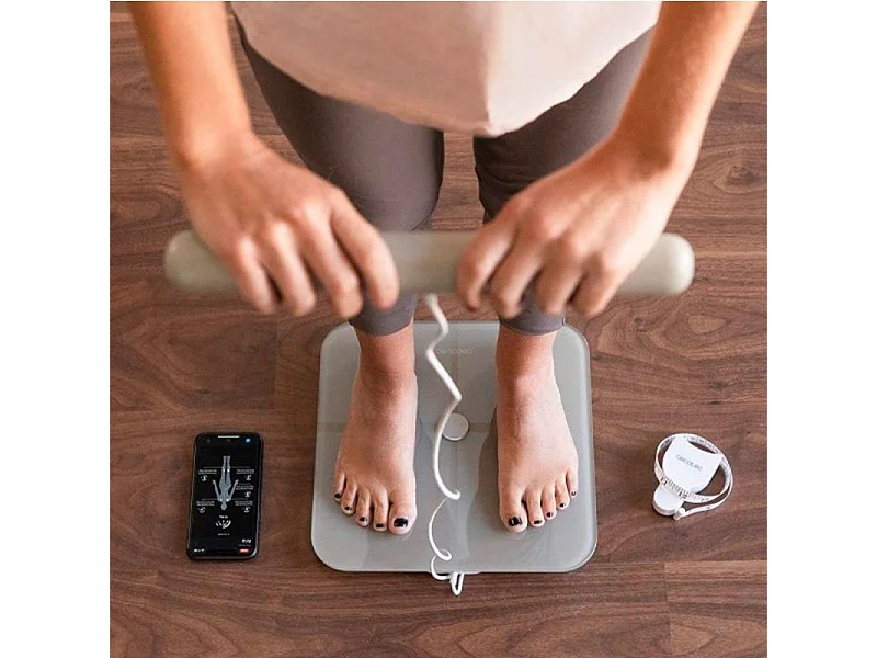 Báscula de baño Cecotec Surface Precision 10600 Smart Healthy Pro Beige control vía App beige