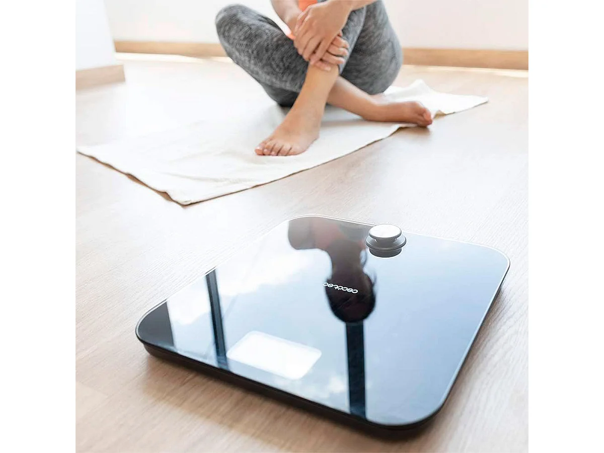 Báscula de baño Cecotec Surface Precision EcoPower 10000 Healthy 180kg sin pilas negro