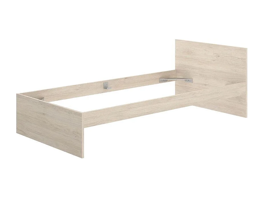 Cama Top con cabecero natural 68x96x194,8 cm