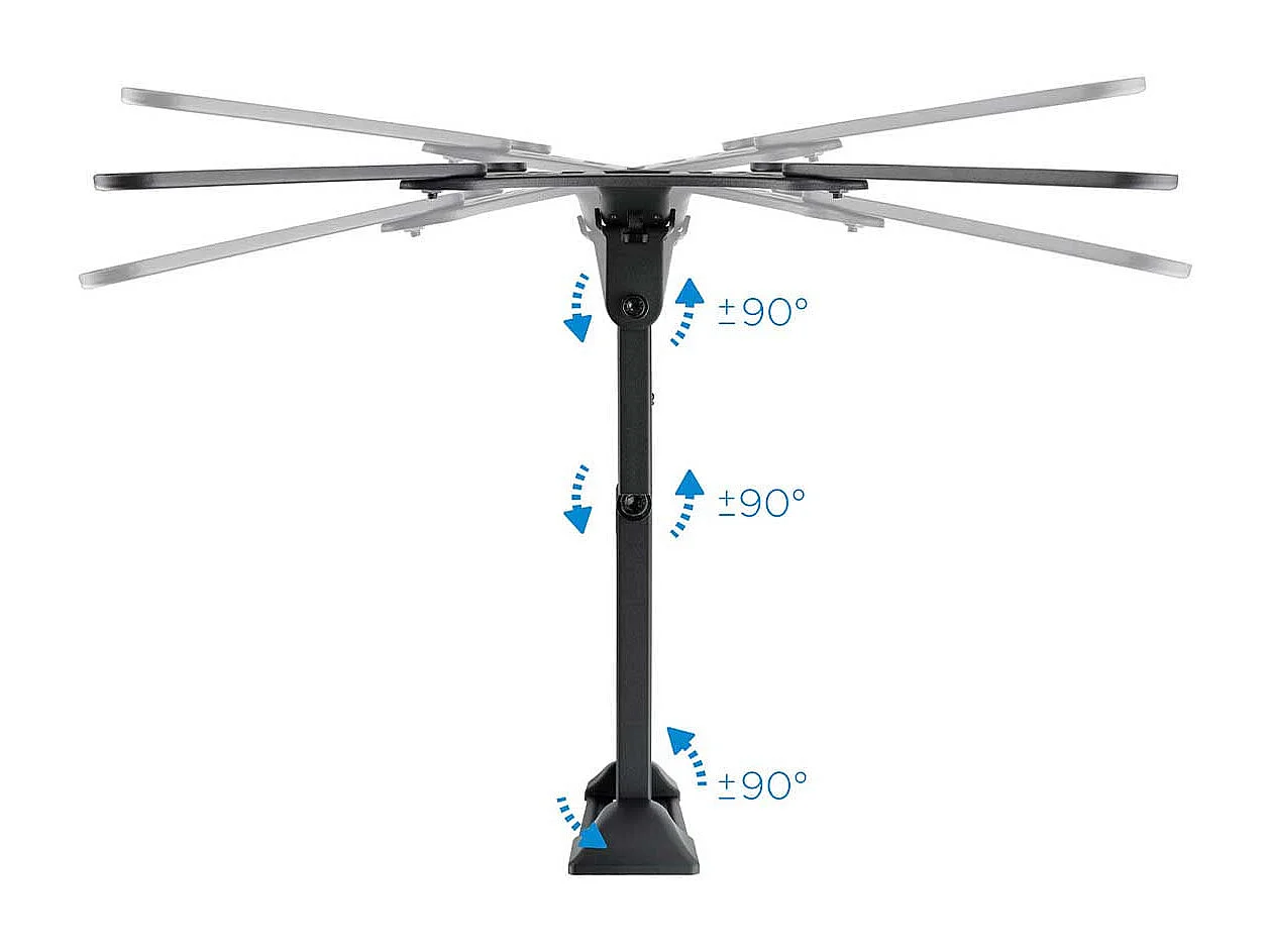 Soporte de TV TooQ LP6055TN-B 23''-55'' inclinable y pivotable negro